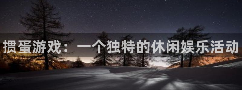 杏宇娱乐登录官网入口：掼蛋游戏：一个独特的休闲娱乐活动