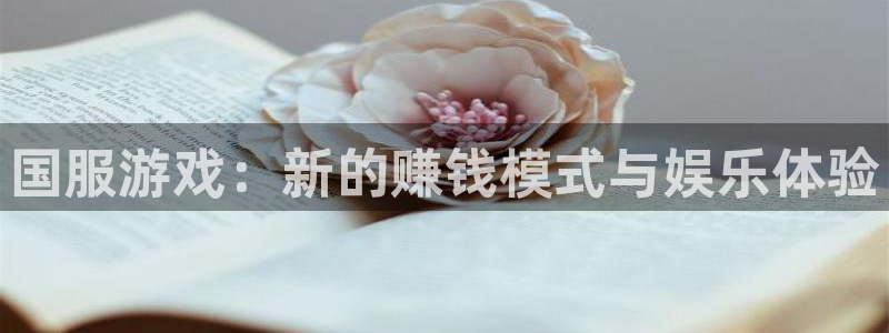 杏宇娱乐平台最新版下载苹果：国服游戏：新的赚钱模式与娱乐体验